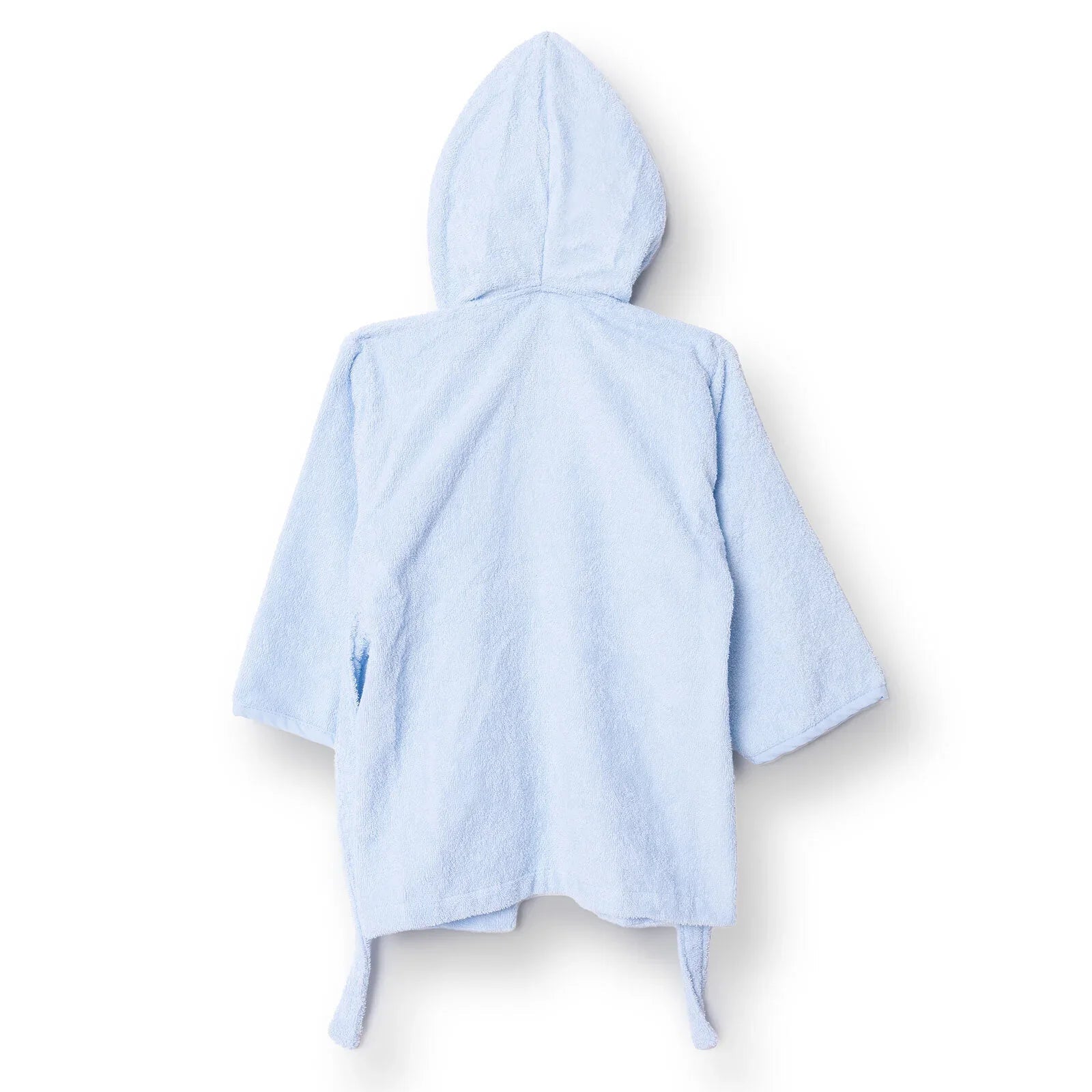 Little Dreams Boy Baby Bathrobe - Blue - mezetto ebebek ebebek