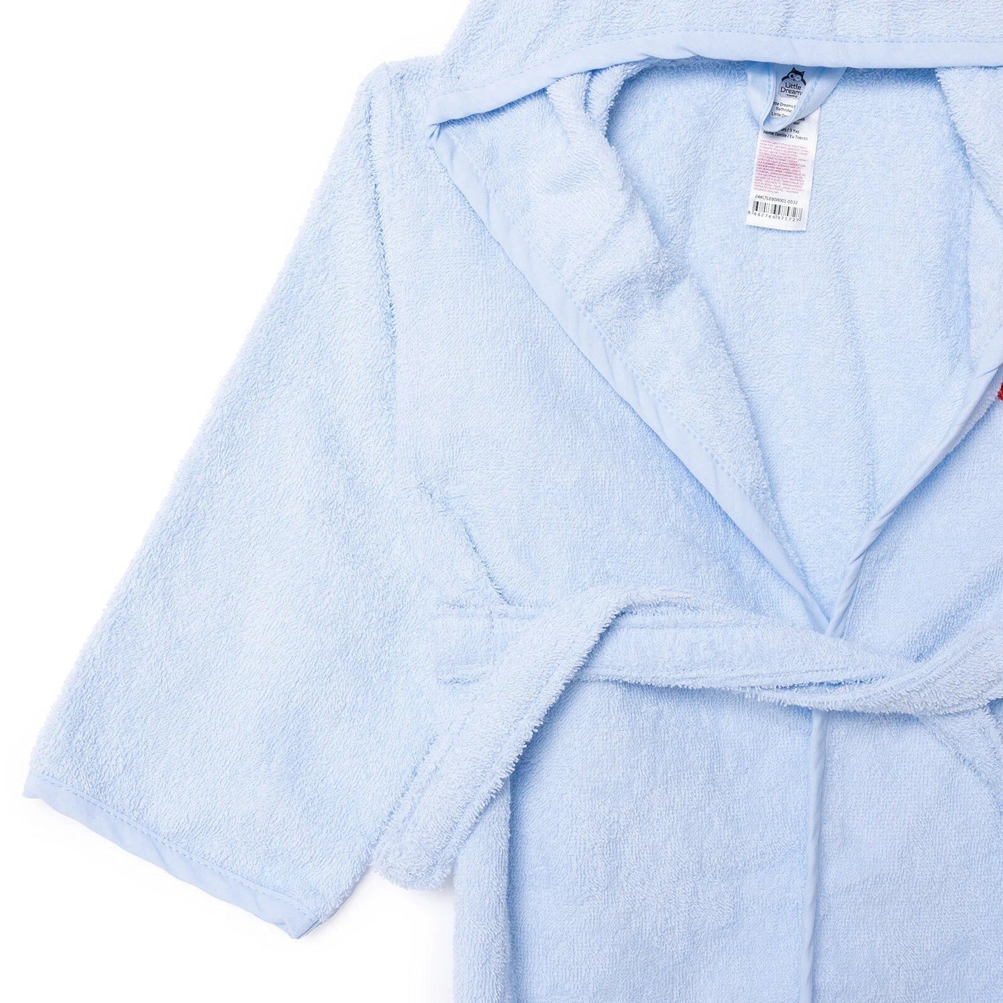Little Dreams Boy Baby Bathrobe - Blue - mezetto ebebek ebebek