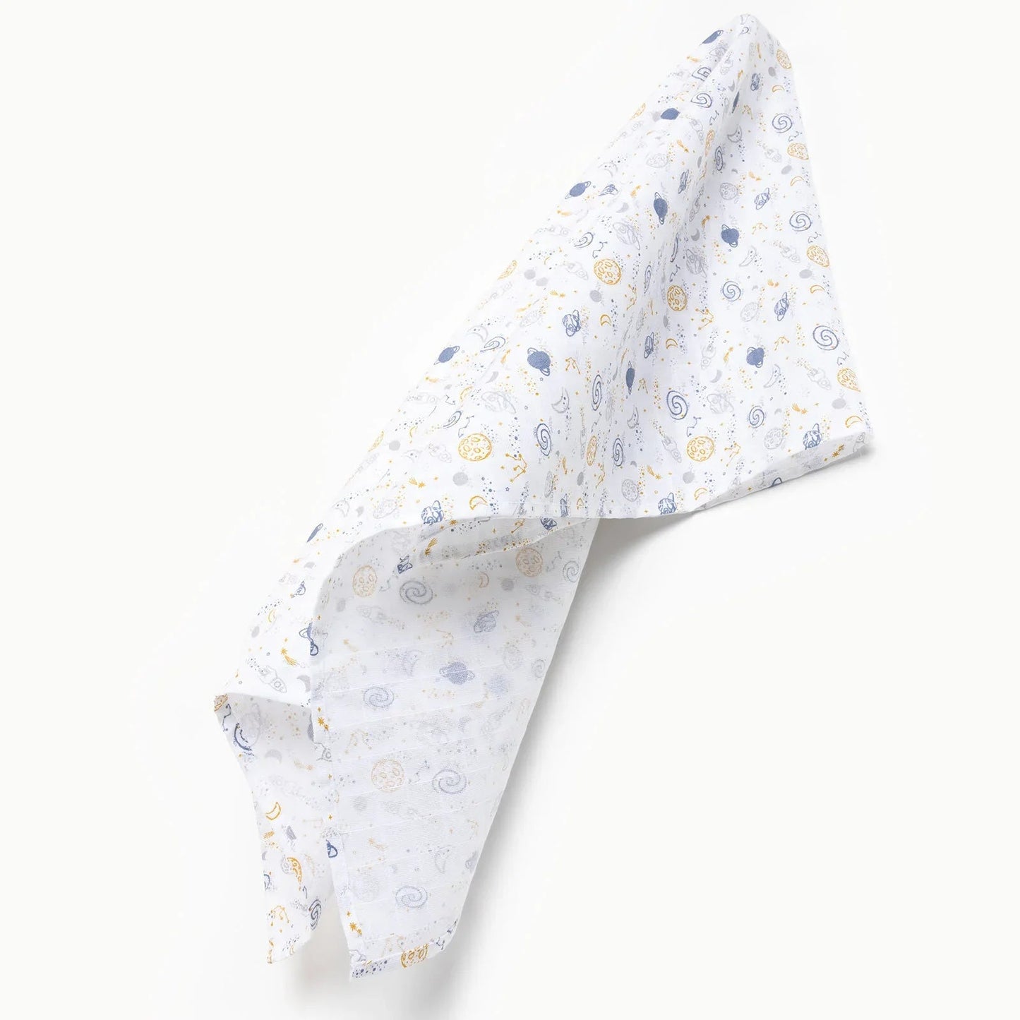 Little Dreams Boy Muslin Blanket - Patterned - mezetto