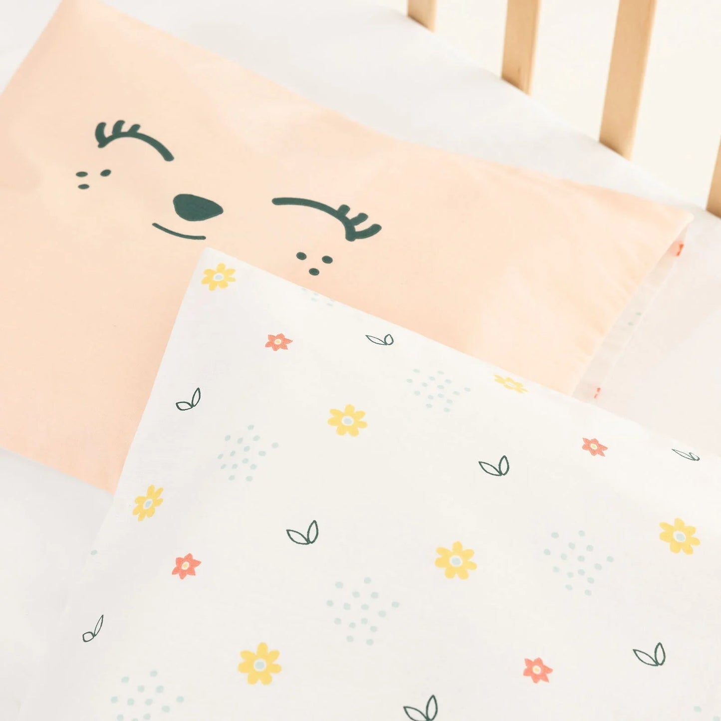 Little Dreams Girl Pillowcase - Printed - mezetto ebebek ebebek