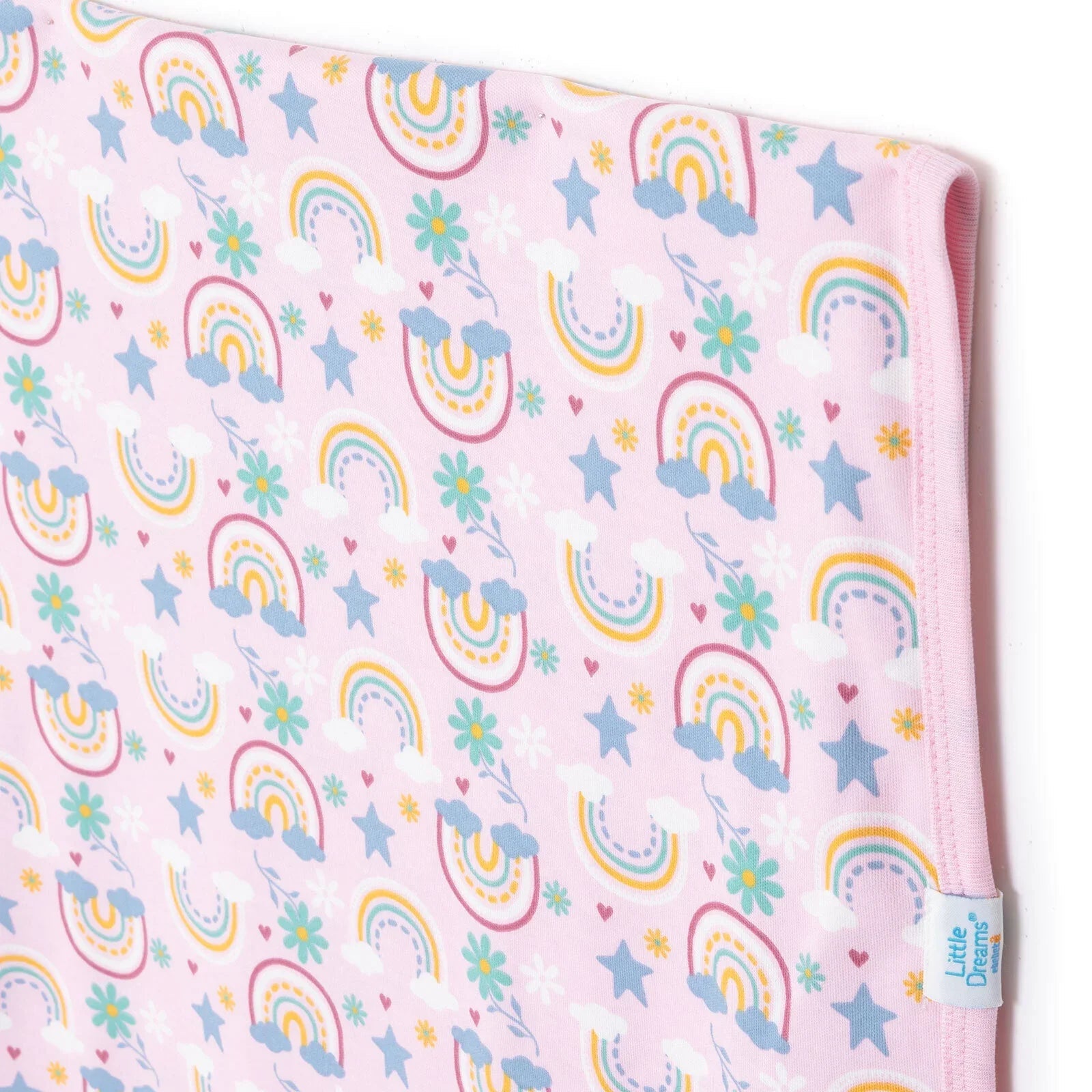 Little Dreams Muslin Blanket - Pink - mezetto