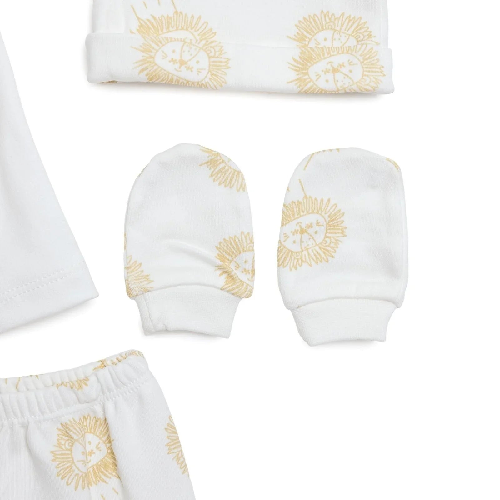 Little Life Boy Newborn Starter Set 5 pcs - Ecru - mezetto ebebek ebebek