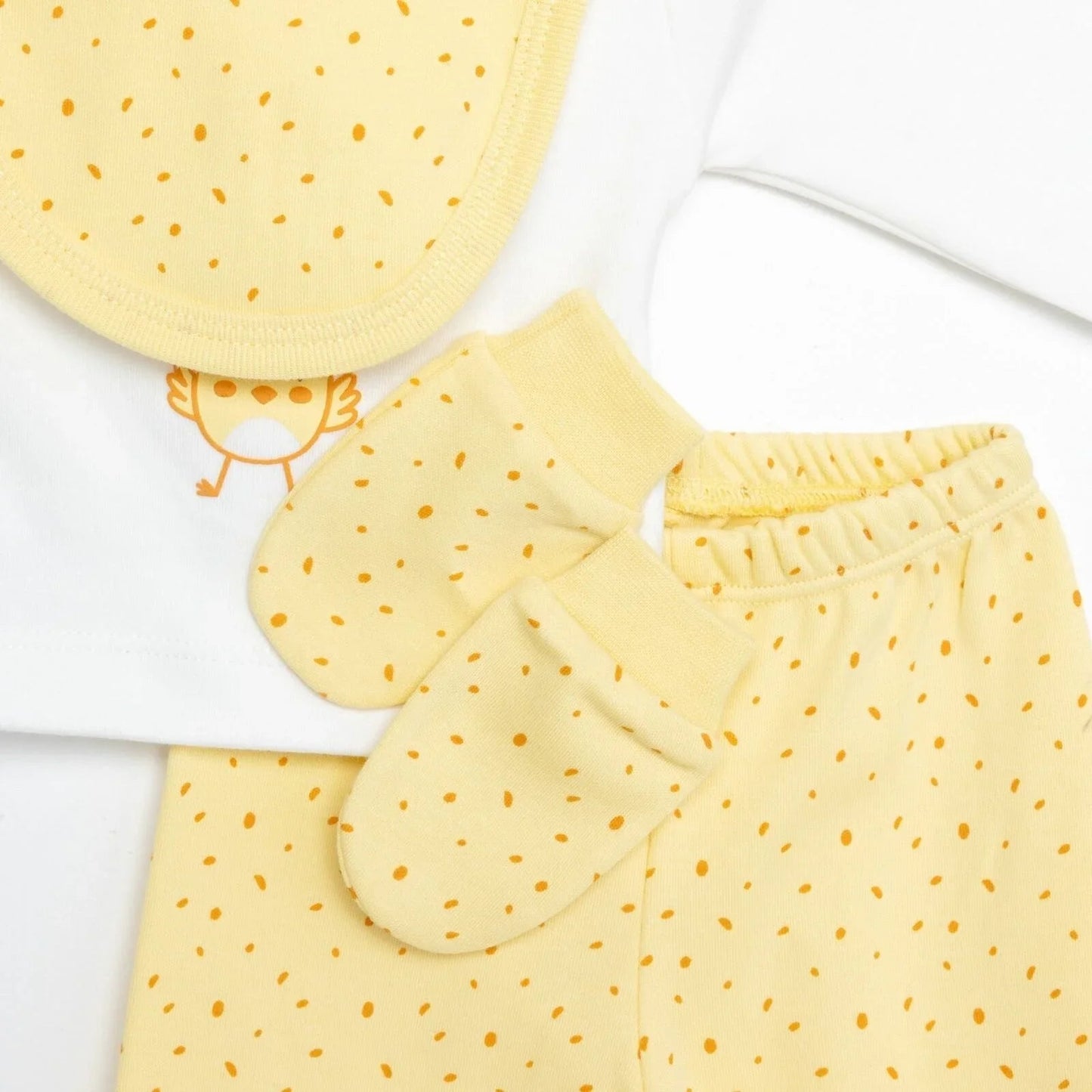 Little Life Girl 5 Piece Newborn Set - Yellow - mezetto ebebek ebebek