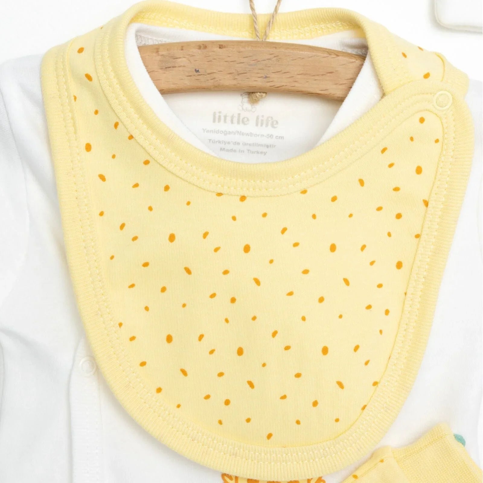 Little Life Girl 5 Piece Newborn Set - Yellow - mezetto ebebek ebebek