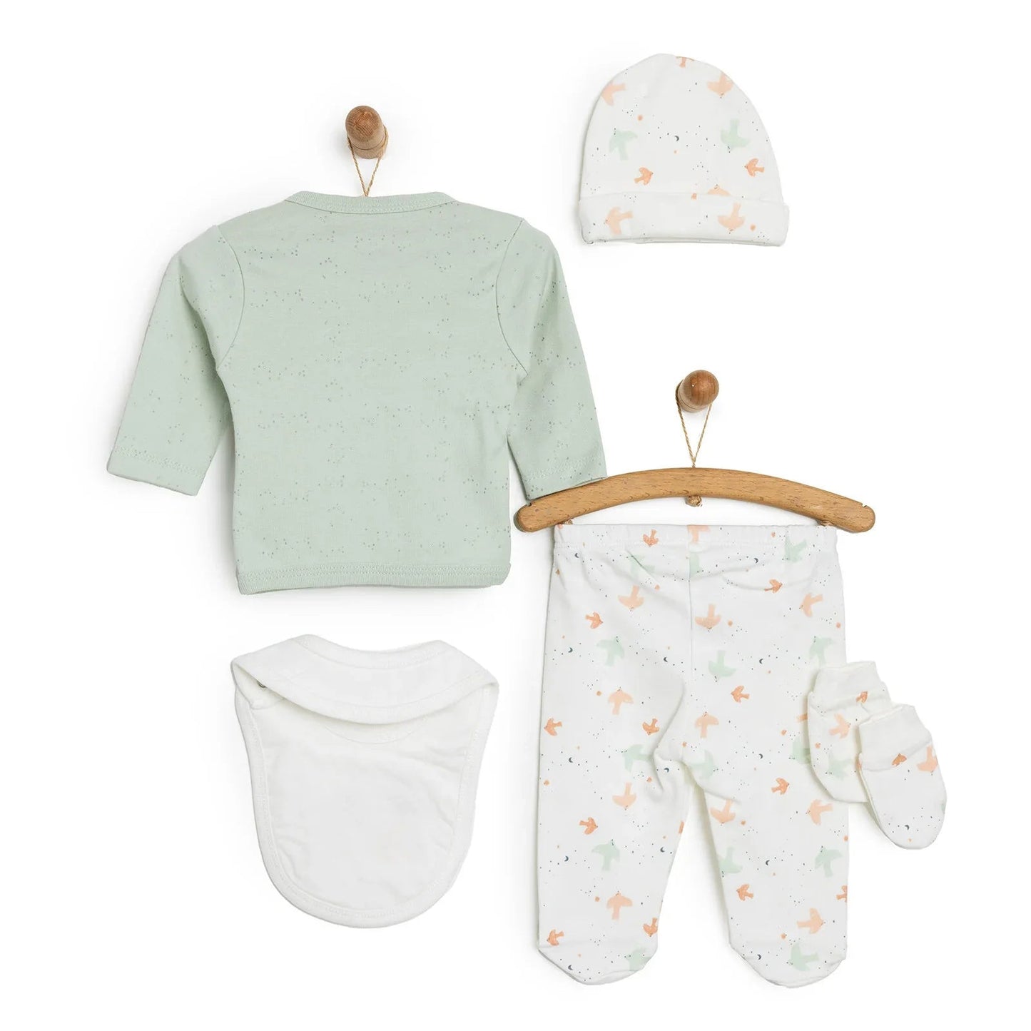 Little Life Newborn Baby 5 Pcs Starter Set - Multicolour - mezetto ebebek ebebek