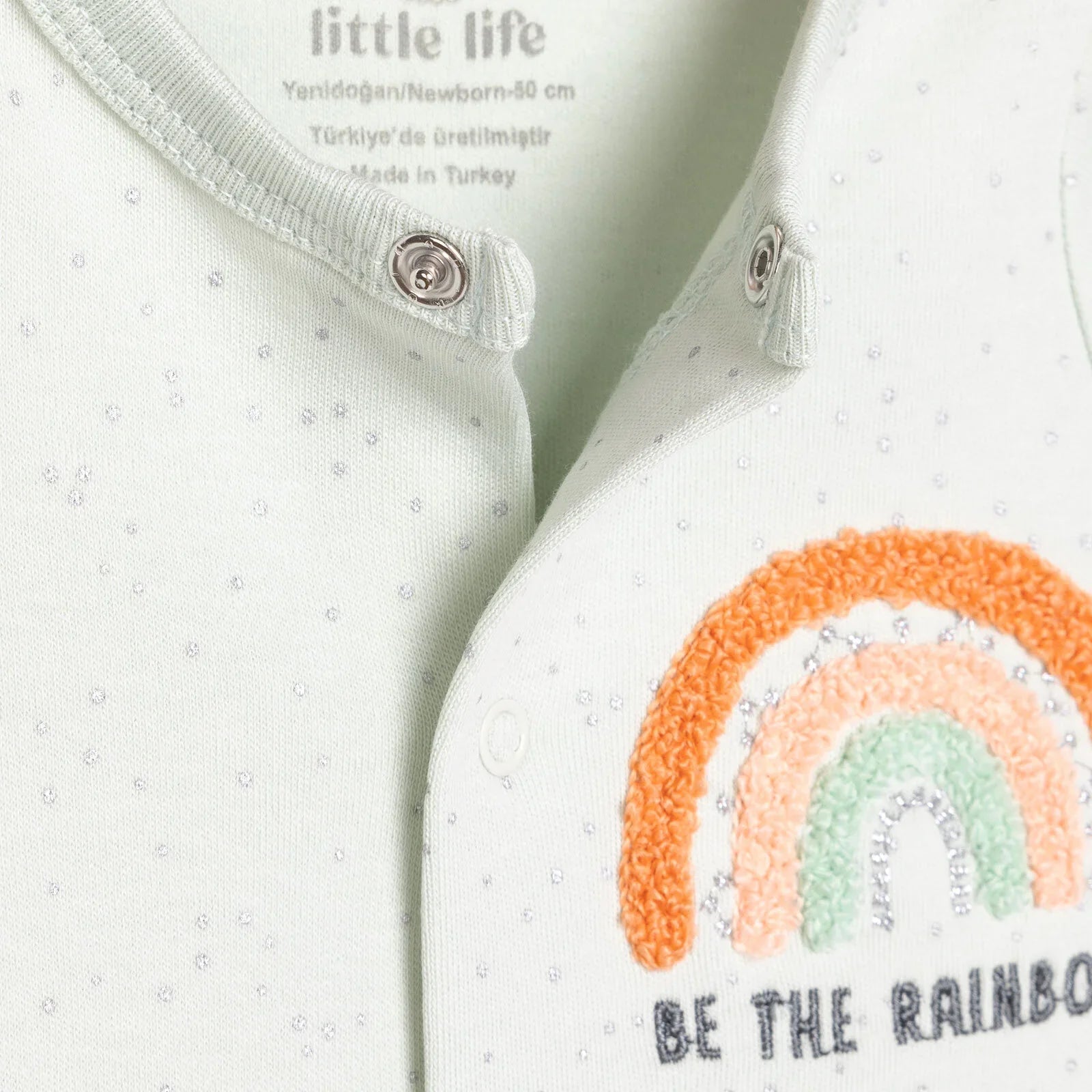 Little Life Newborn Girl Footed Jumpsuit - Multicolour - mezetto ebebek ebebek