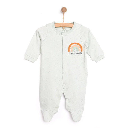 Little Life Newborn Girl Footed Jumpsuit - Multicolour - mezetto ebebek ebebek