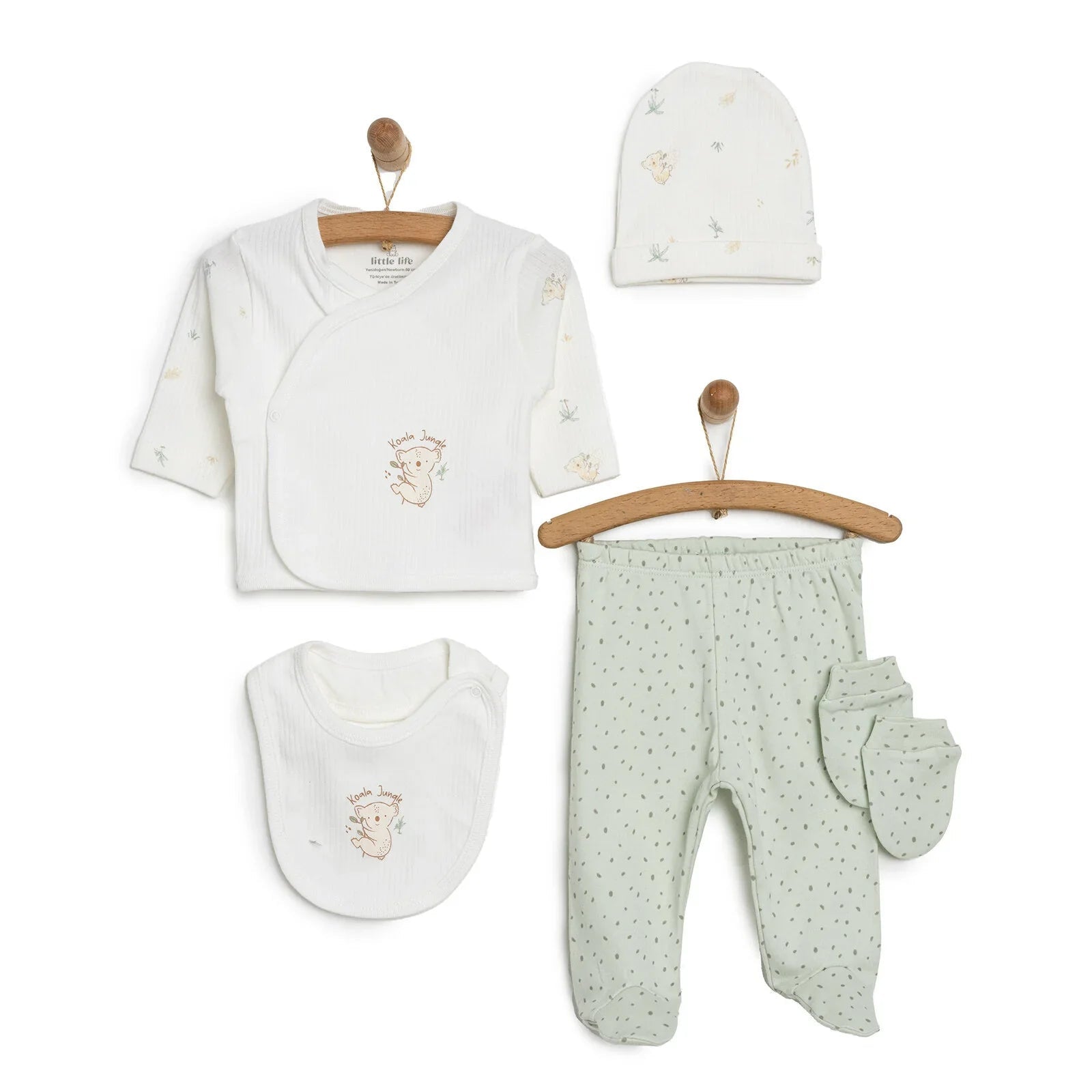Little Life Newborn Starter Set 5 pcs - Multicolour - mezetto ebebek ebebek