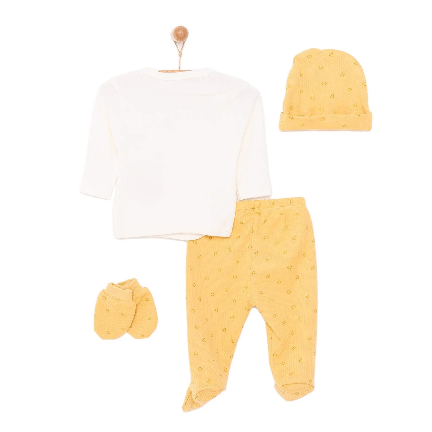 Little Life Newborn Unisex 5 pcs Starter Set - Ecru - mezetto ebebek ebebek