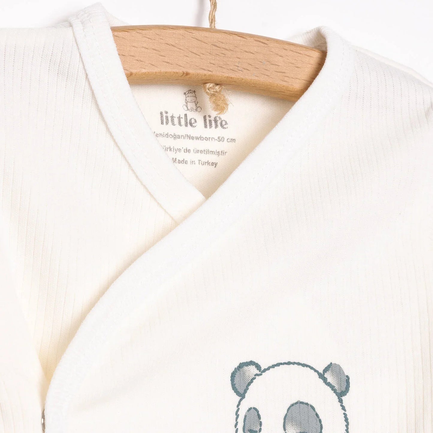 Little Life Unisex 5 Piece Newborn Set - Ecru - mezetto ebebek ebebek