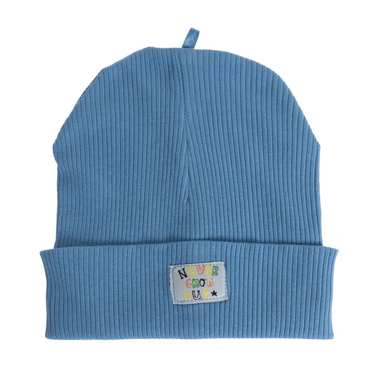 Little Plane Boy Beanie - Dark Blue - mezetto ebebek ebebek