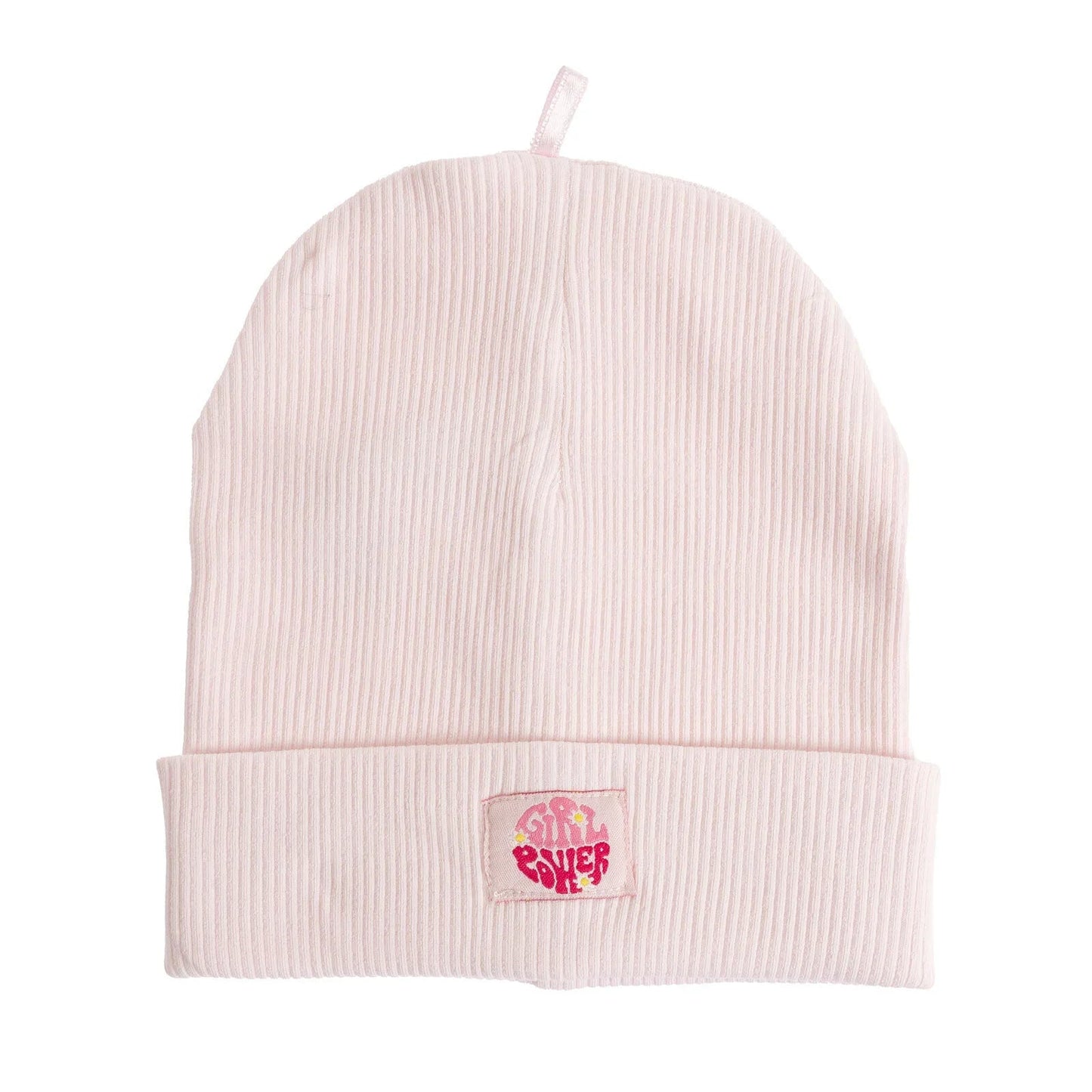 Little Plane Girl Beanie - Light Pink - mezetto ebebek ebebek
