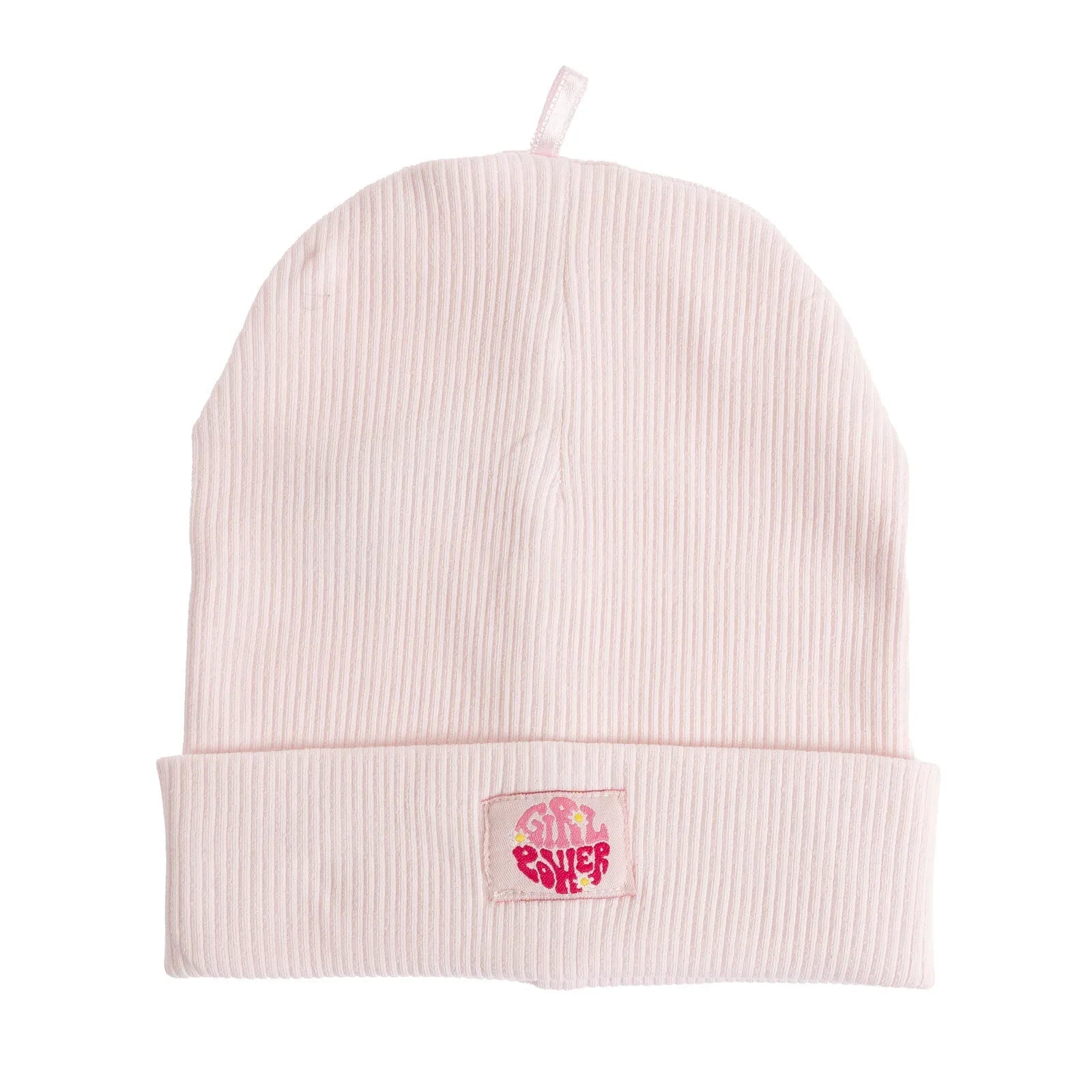 Little Plane Girl Beanie - Light Pink - mezetto ebebek ebebek