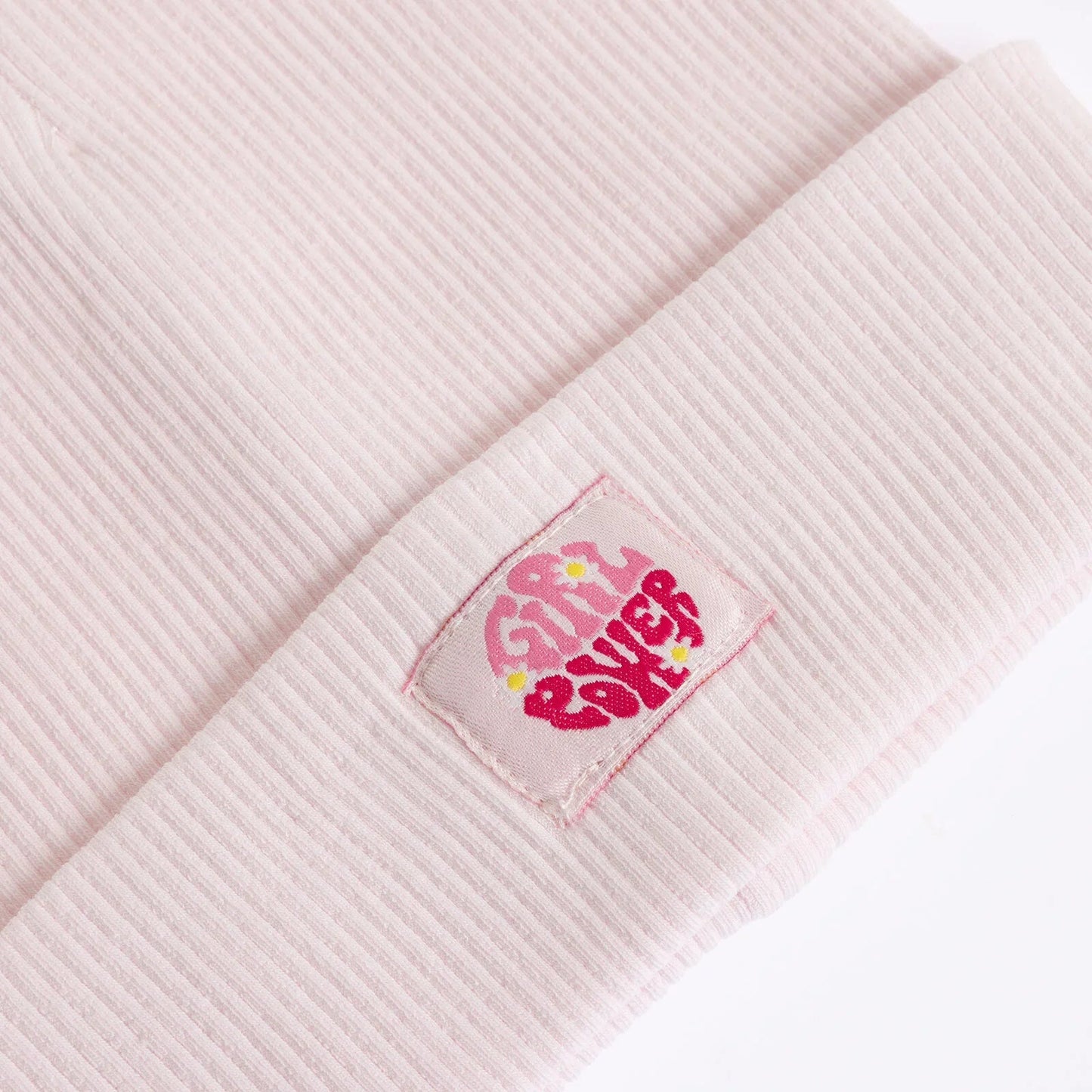 Little Plane Girl Beanie - Light Pink - mezetto ebebek ebebek