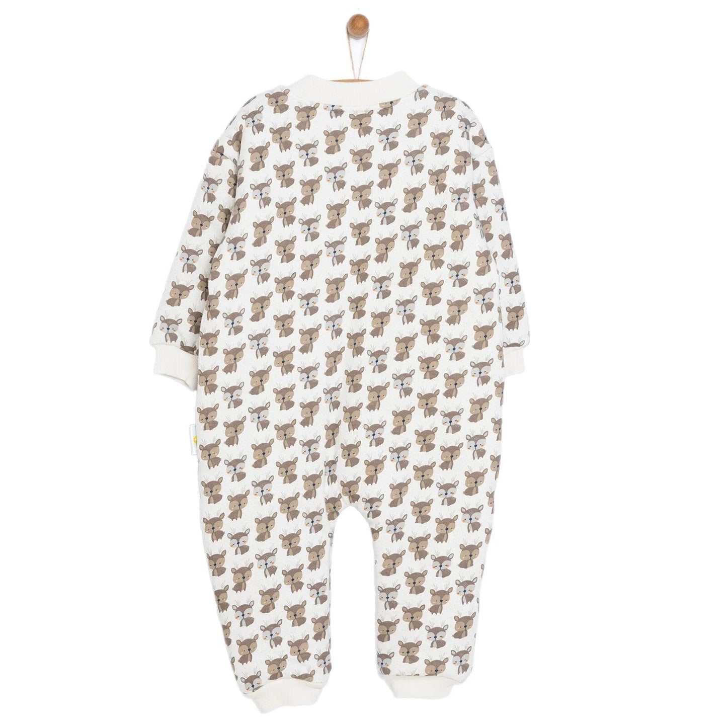 Little Plane Sleepsuit Baby Boy - Ecru - mezetto ebebek ebebek