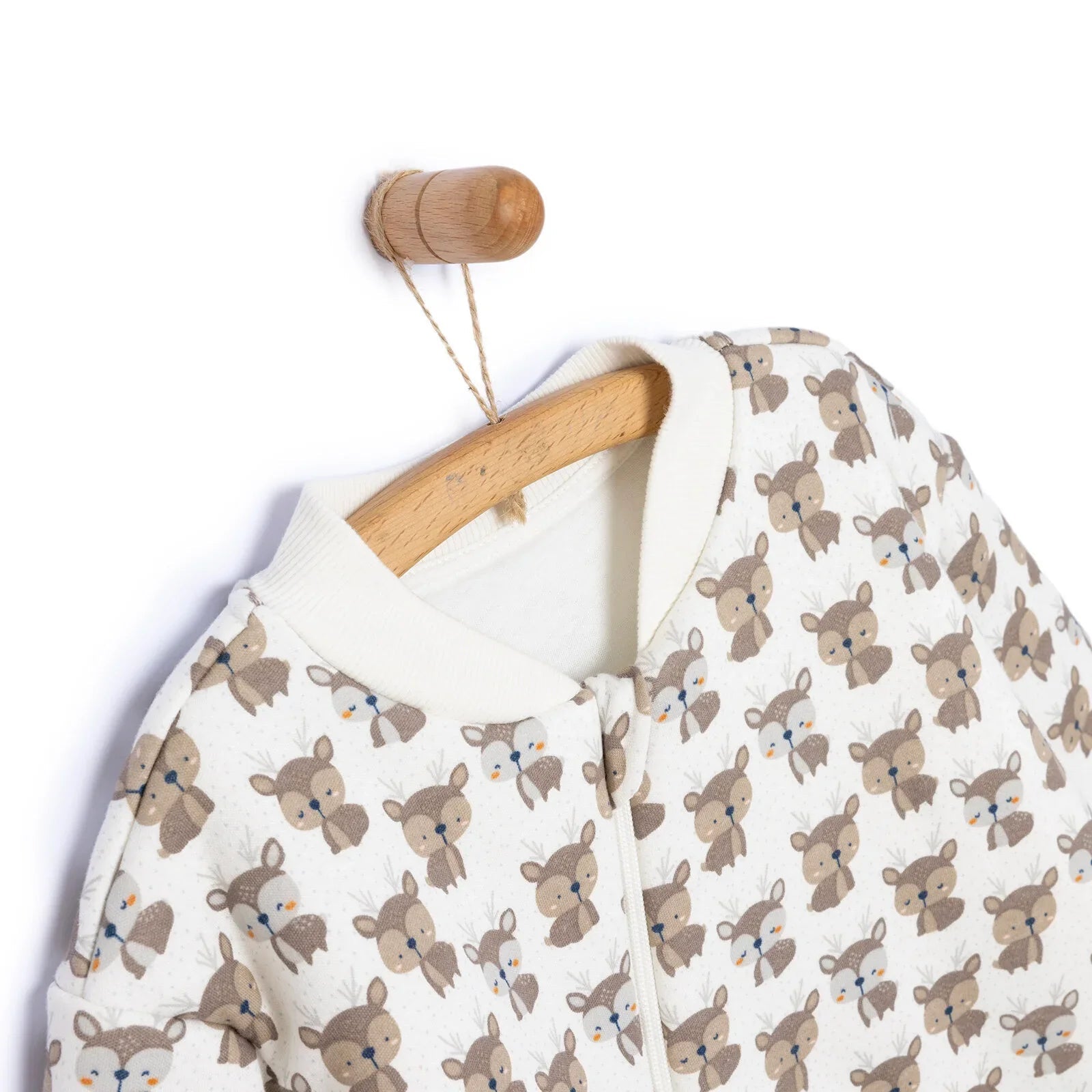 Little Plane Sleepsuit Baby Boy - Ecru - mezetto ebebek ebebek