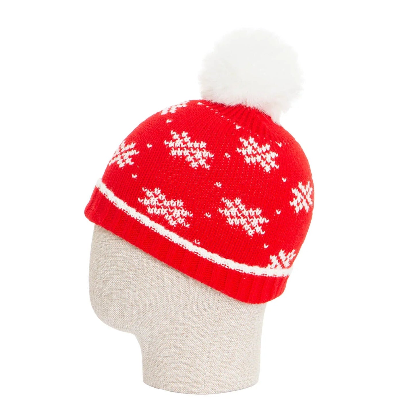 Little Plane Unisex Christmas Beanie - Red - mezetto ebebek ebebek
