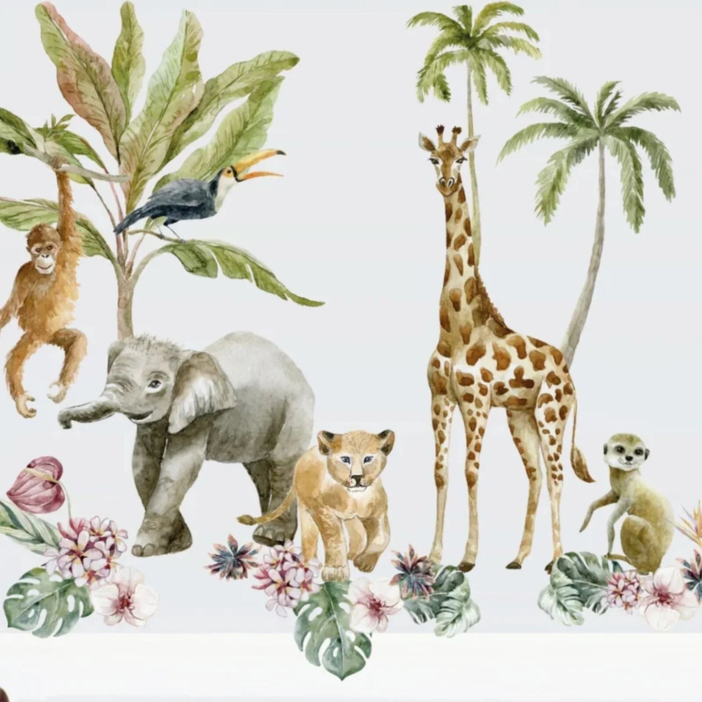 Live Vida Tropical Giraffe Large Wall Stickers - mezetto ebebek ebebek