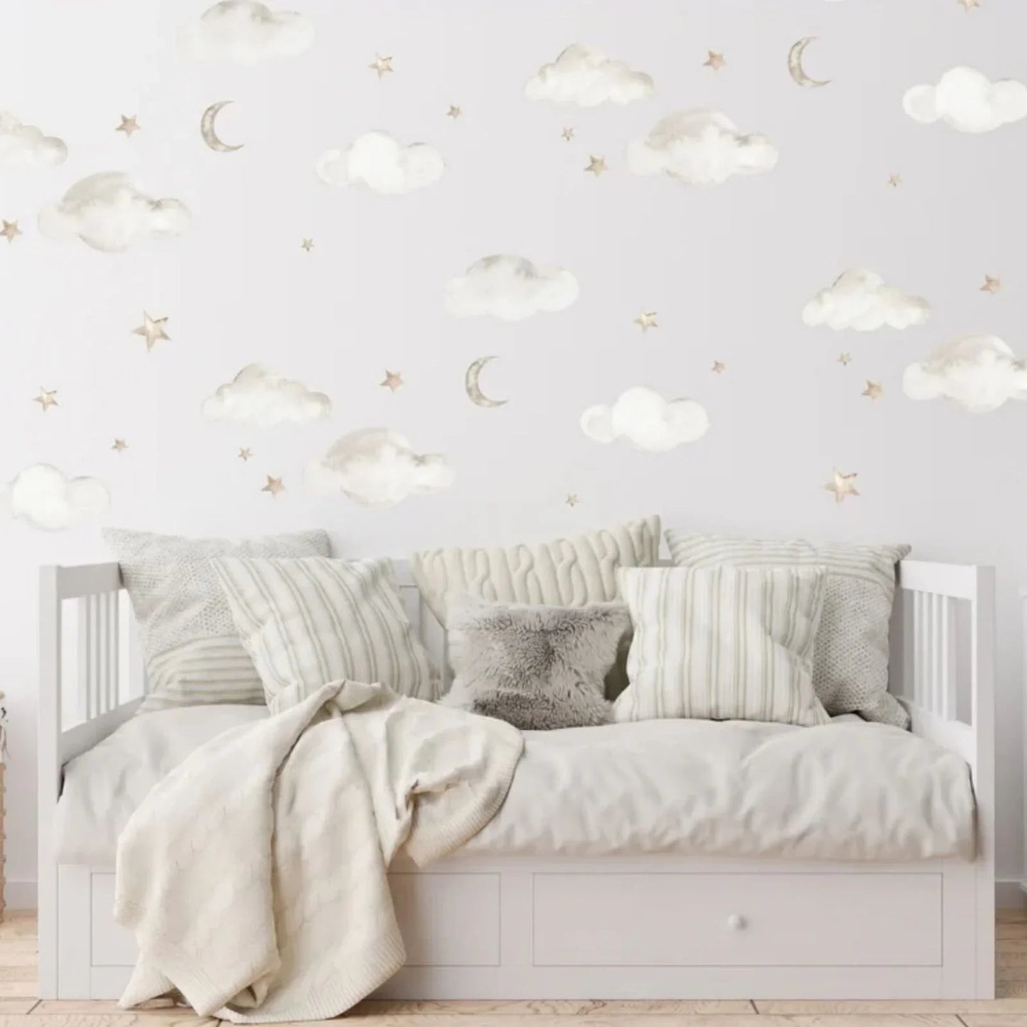 Live Vida Wall Stickers Cloud & Moon & Stars A4 - mezetto ebebek ebebek