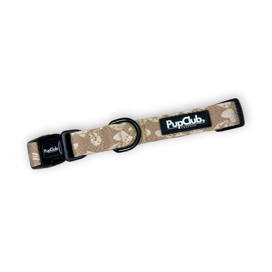 Luxe Collar - Toffee Latte Petals - mezetto PupClub Couture PupClub Couture