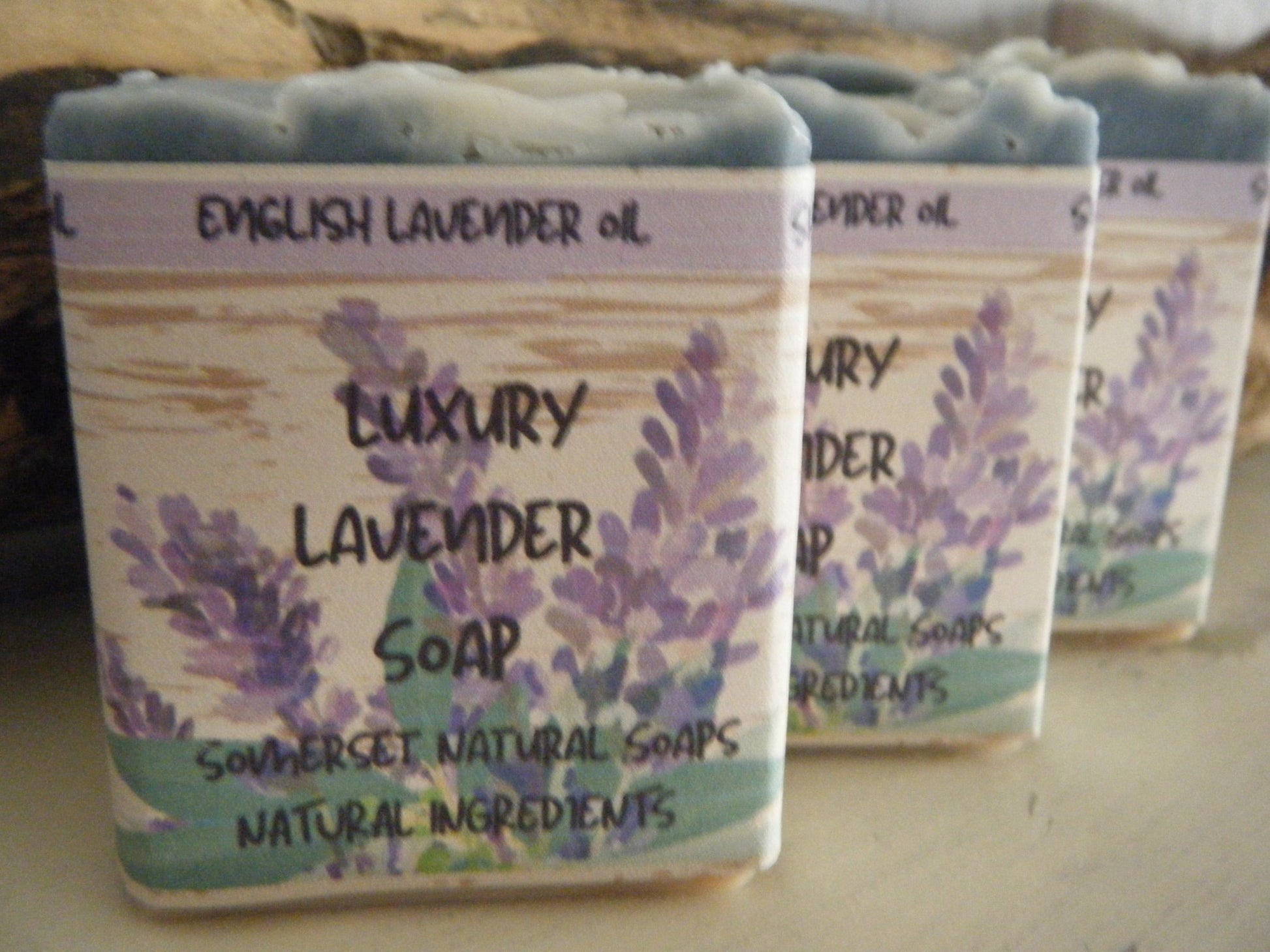 Luxury Lavender Vegan Soap - mezetto Shopify Collective Somerset Natural Soaps