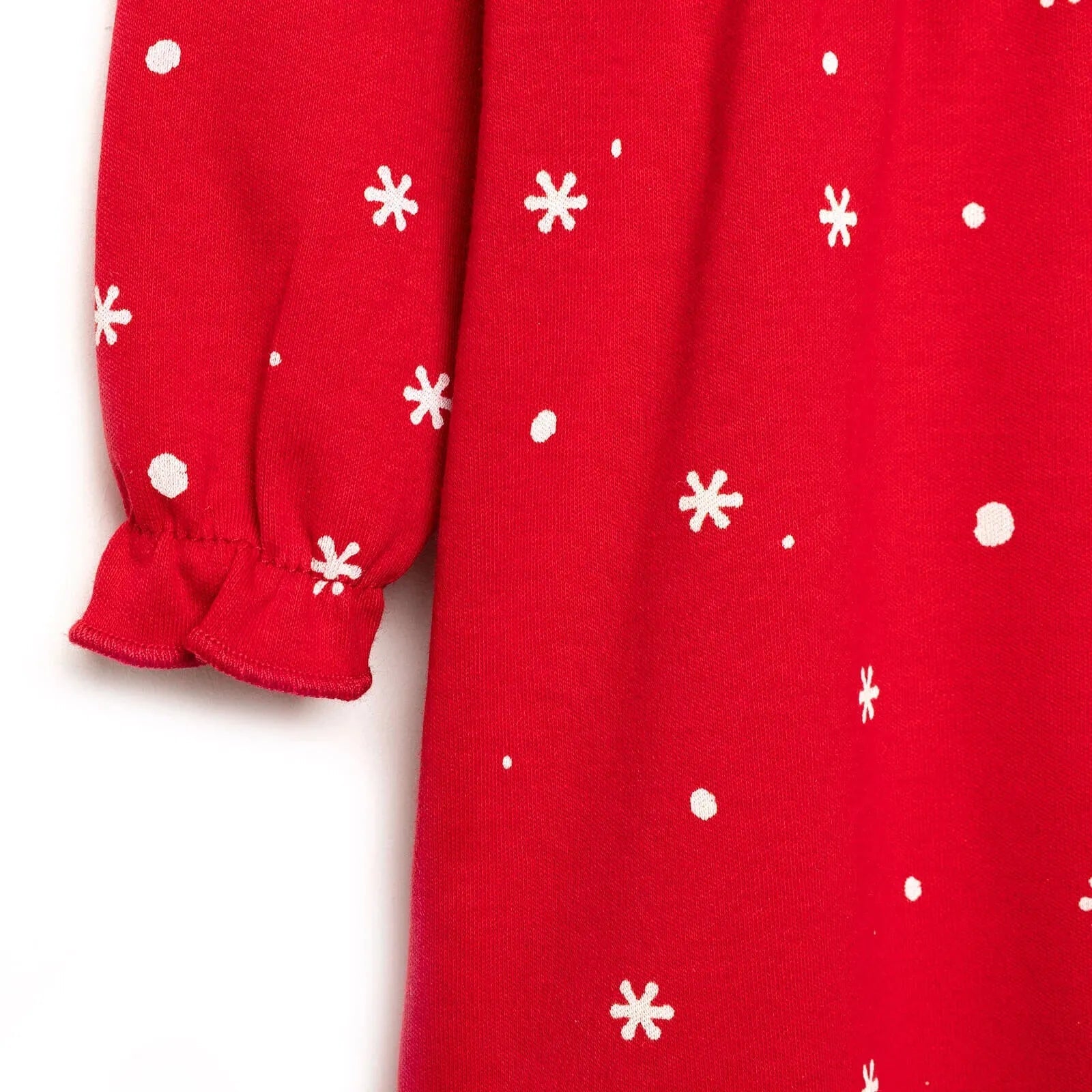 Ma Douce Baby Dress - Red - mezetto ebebek ebebek