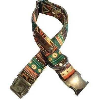 Majestic Cotton Couture Dog Collar for Large Breeds - mezetto