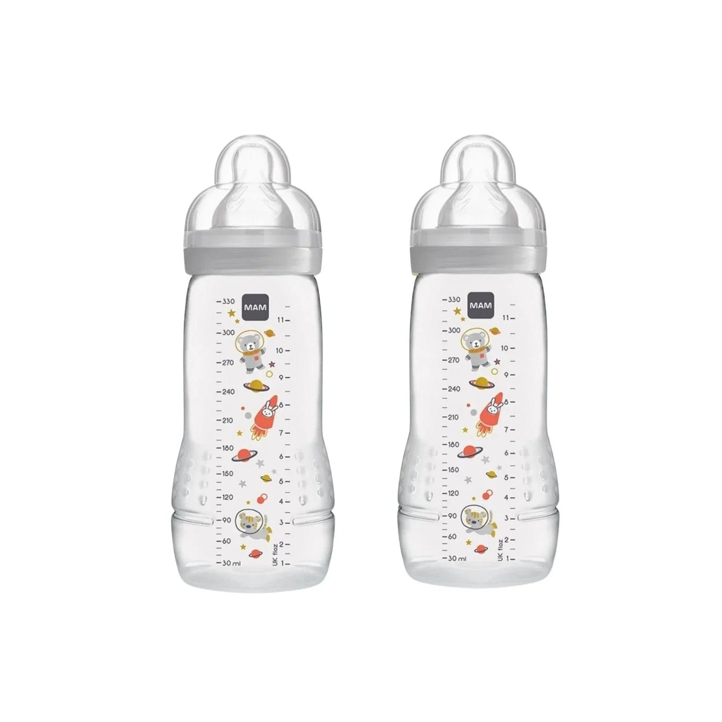 MAM Easy Active Bottle 330ml Unisex Pack of 2 - mezetto ebebek ebebek
