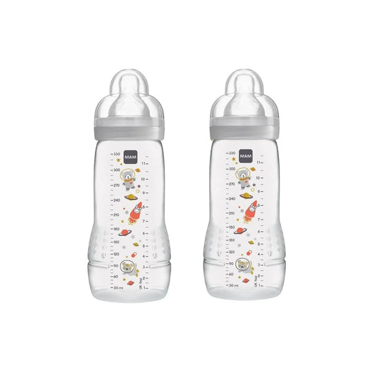 MAM Easy Active Bottle 330ml Unisex Pack of 2 - mezetto ebebek ebebek