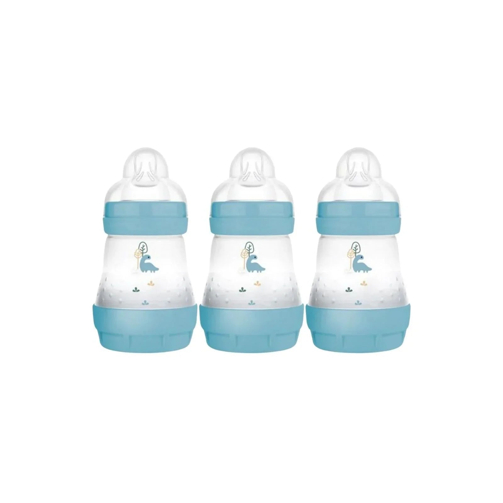 MAM Easy Start Anti - Colic Bottle 160ml Pack of 3 - Blue - mezetto ebebek ebebek