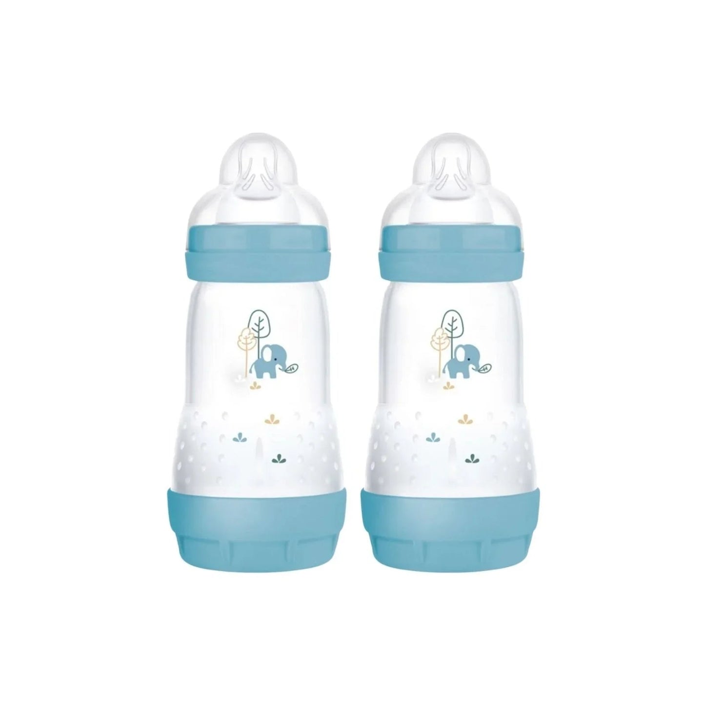 MAM Easy Start Anti Colic Bottle 260ml Pack of 2 - Blue - mezetto ebebek ebebek