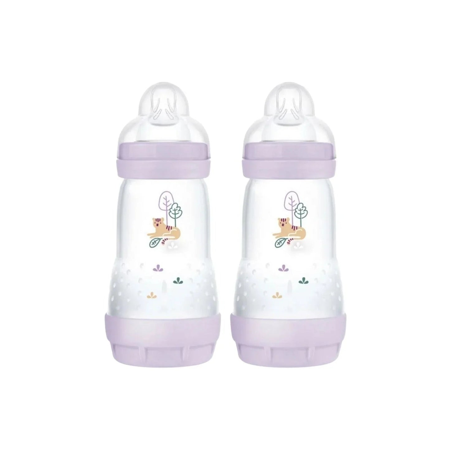 MAM Easy Start Anti Colic Bottle 260ml Pack of 2 - Pink - mezetto ebebek ebebek