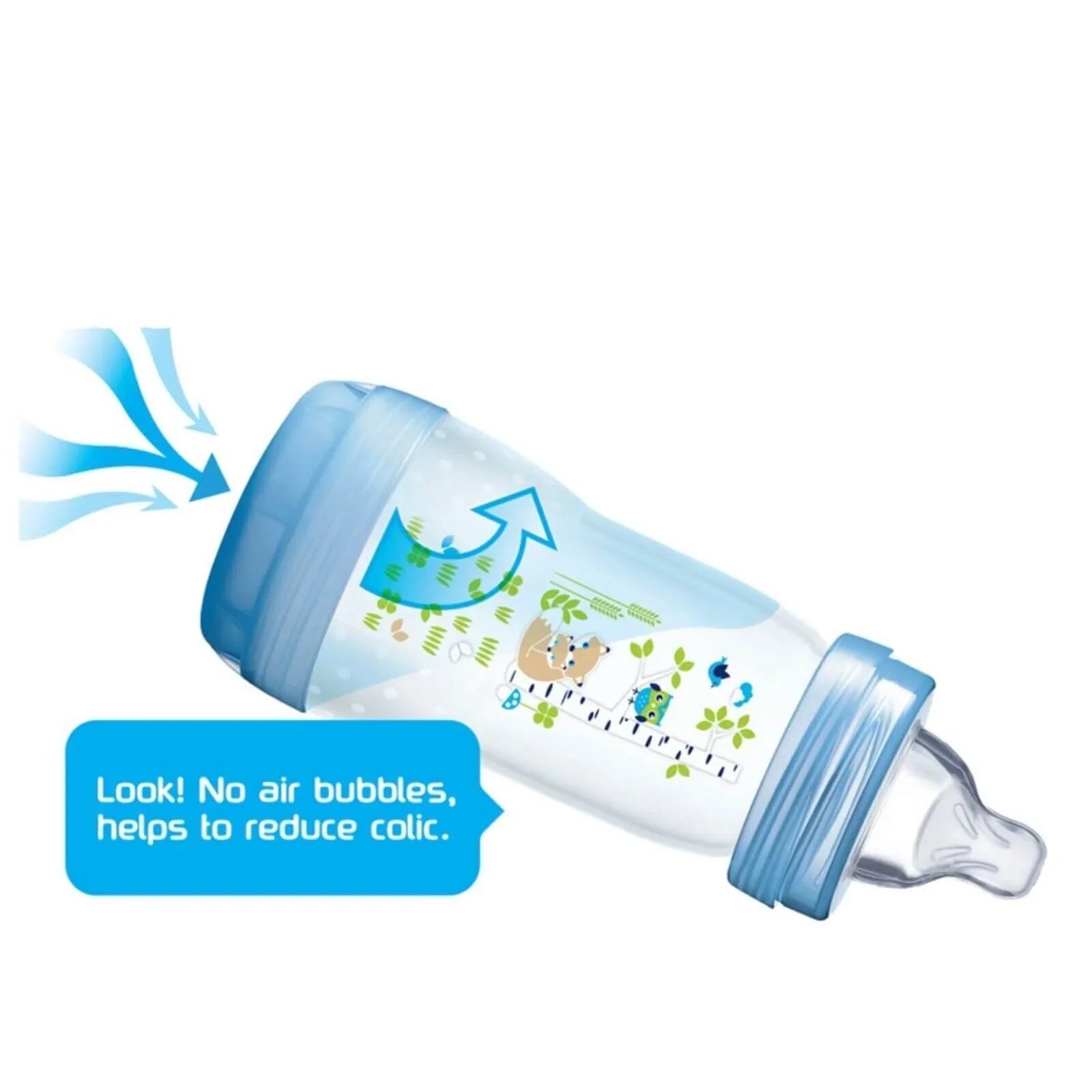 MAM Easy Start Anti Colic Bottle 260ml Pack of 2 - Pink - mezetto ebebek ebebek