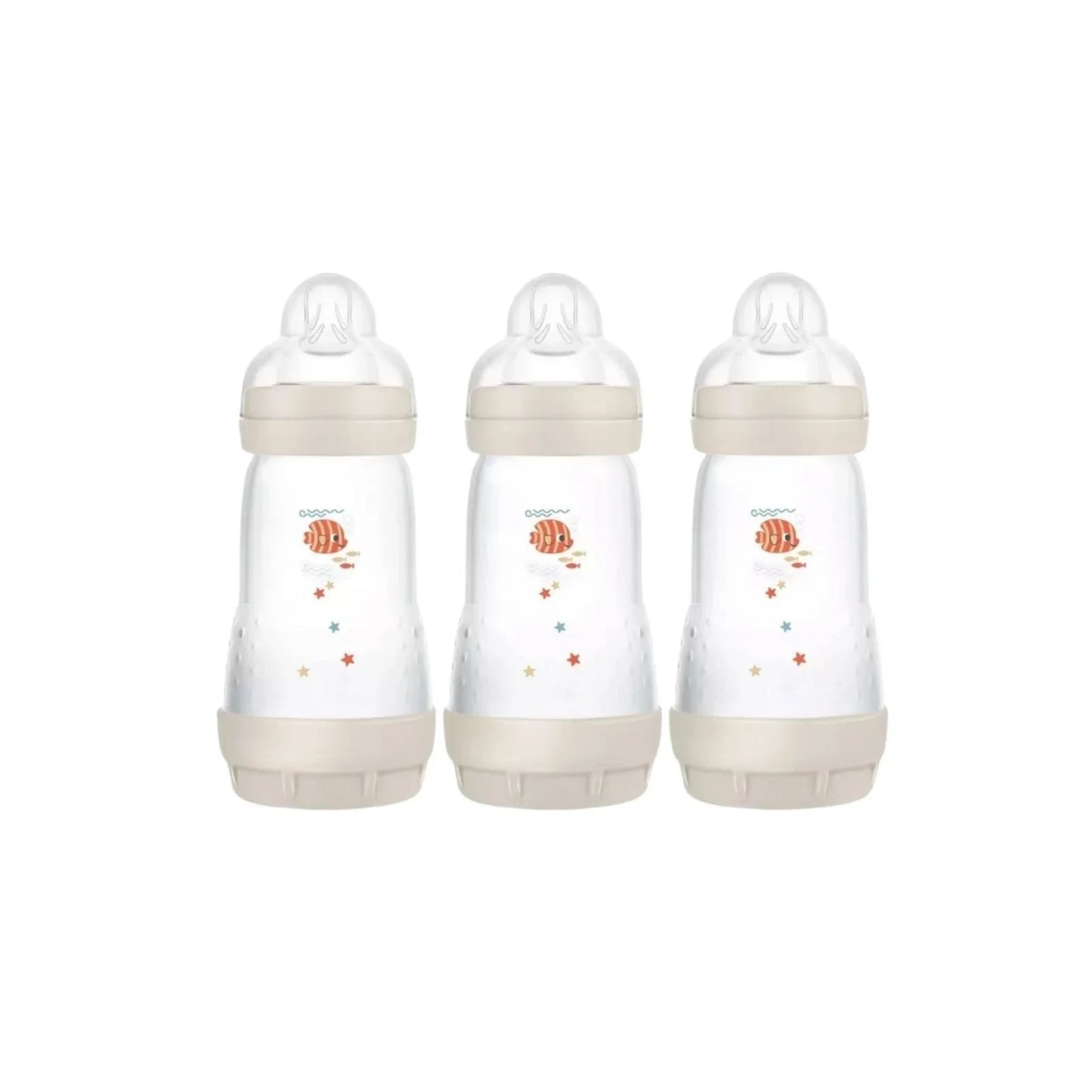 MAM Easy Start Anti - Colic Bottle 260ml Pack of 3 Assorted - mezetto ebebek ebebek