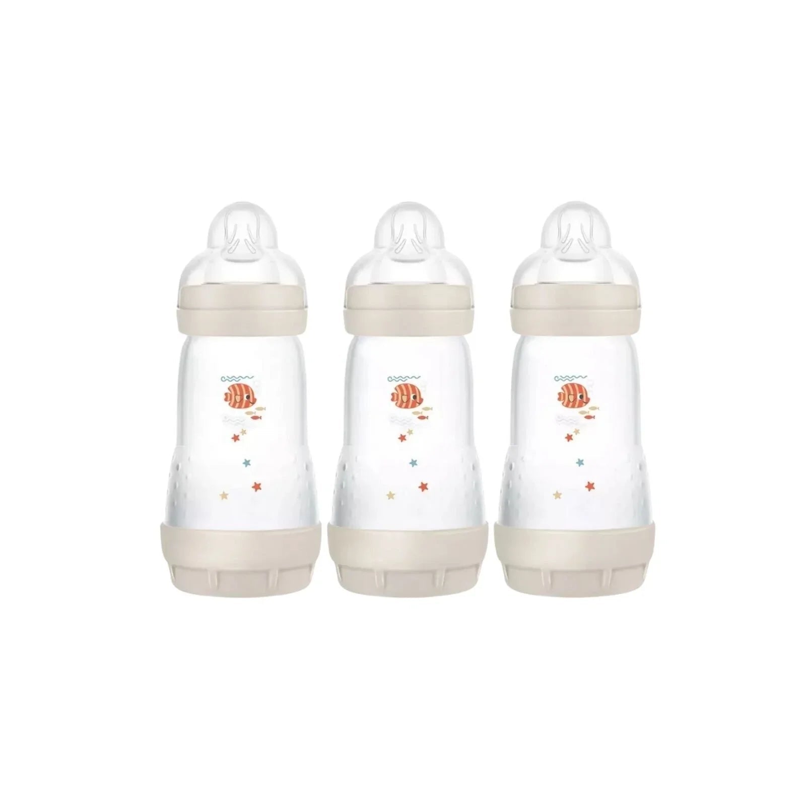MAM Easy Start Anti - Colic Bottle 260ml Pack of 3 Assorted - mezetto ebebek ebebek
