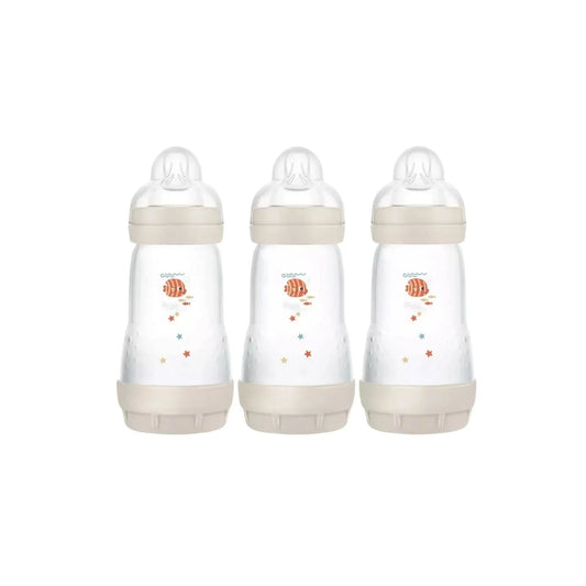 MAM Easy Start Anti - Colic Bottle 260ml Pack of 3 Assorted - mezetto ebebek ebebek