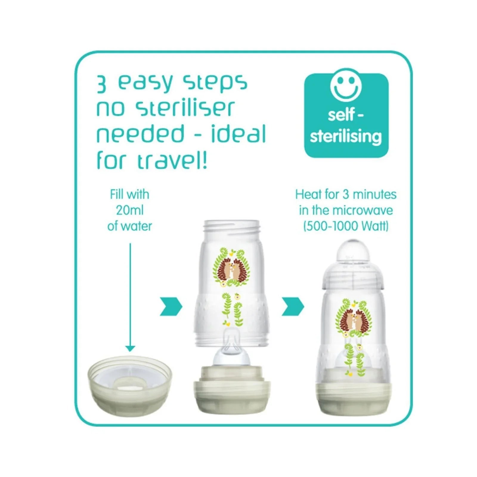MAM Easy Start Anti - Colic Bottle Unisex 160ml Pack of 3 - mezetto ebebek ebebek