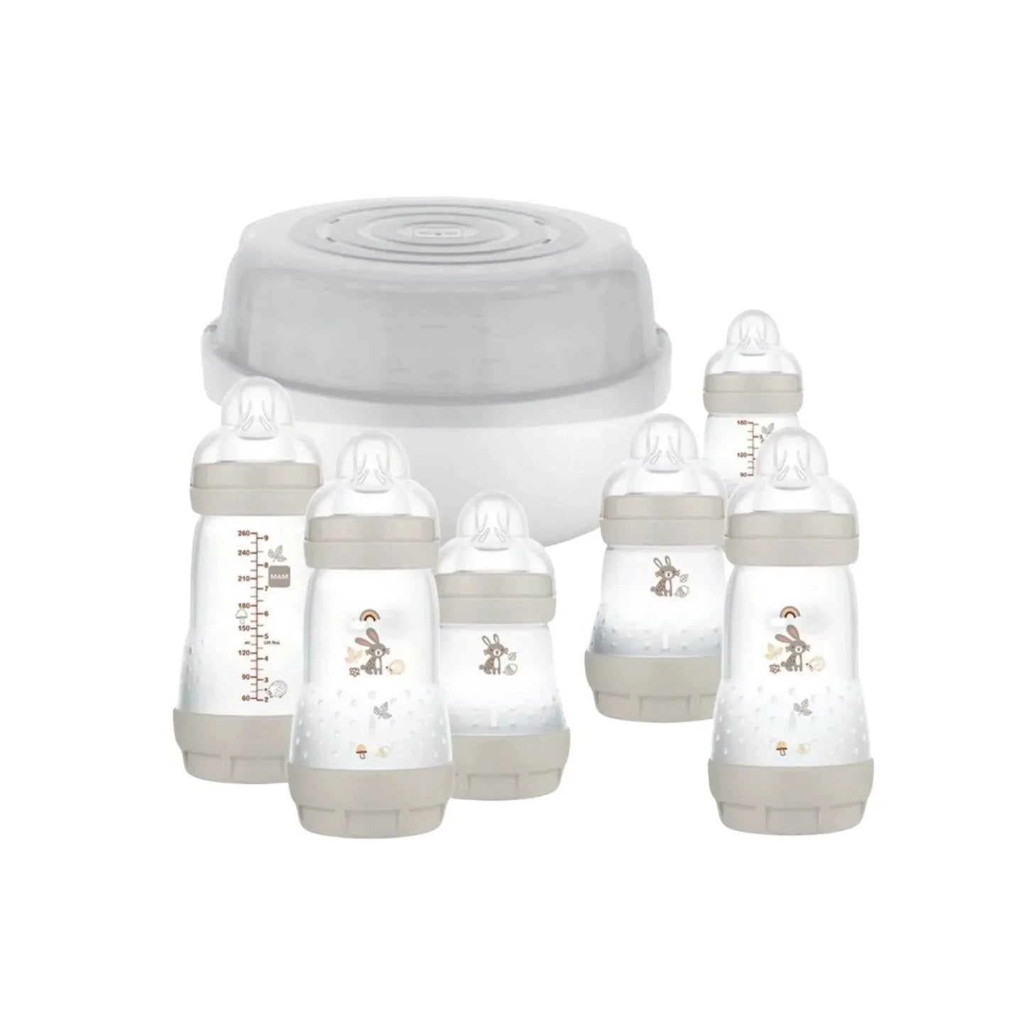 MAM Easy Start Bottle & Microwave Steriliser Set - mezetto ebebek ebebek