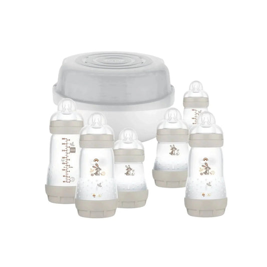 MAM Easy Start Bottle & Microwave Steriliser Set - mezetto ebebek ebebek