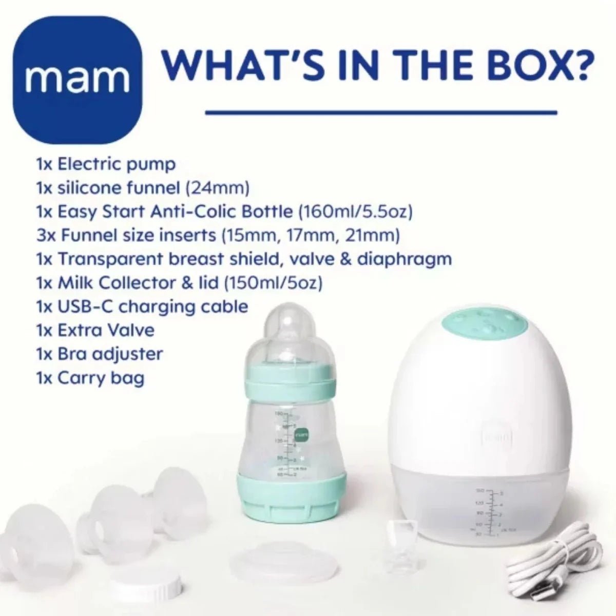 MAM Move Wearable Single Breast Pump - mezetto ebebek ebebek