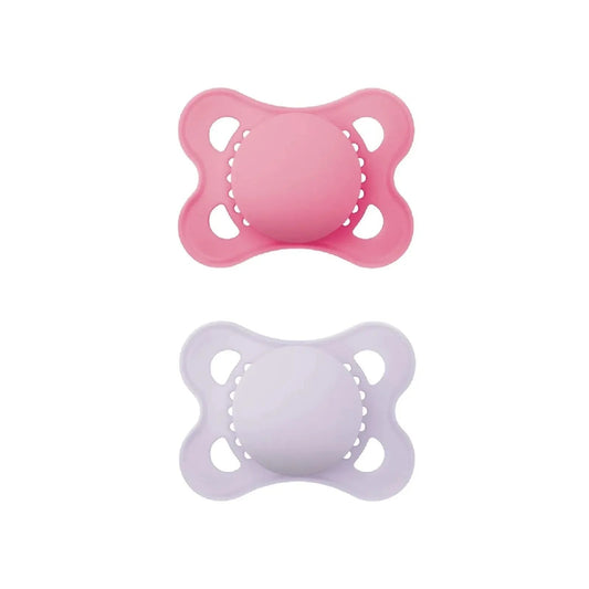 MAM Original Soother 0 - 6 months Pack of 2 - Pink - mezetto ebebek ebebek