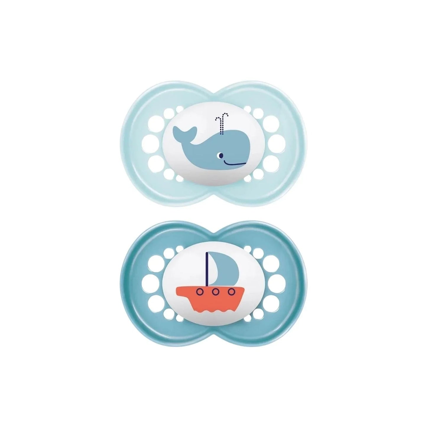 MAM Original Soother 18 - 36 months Pack of 2 - Blue - mezetto ebebek ebebek