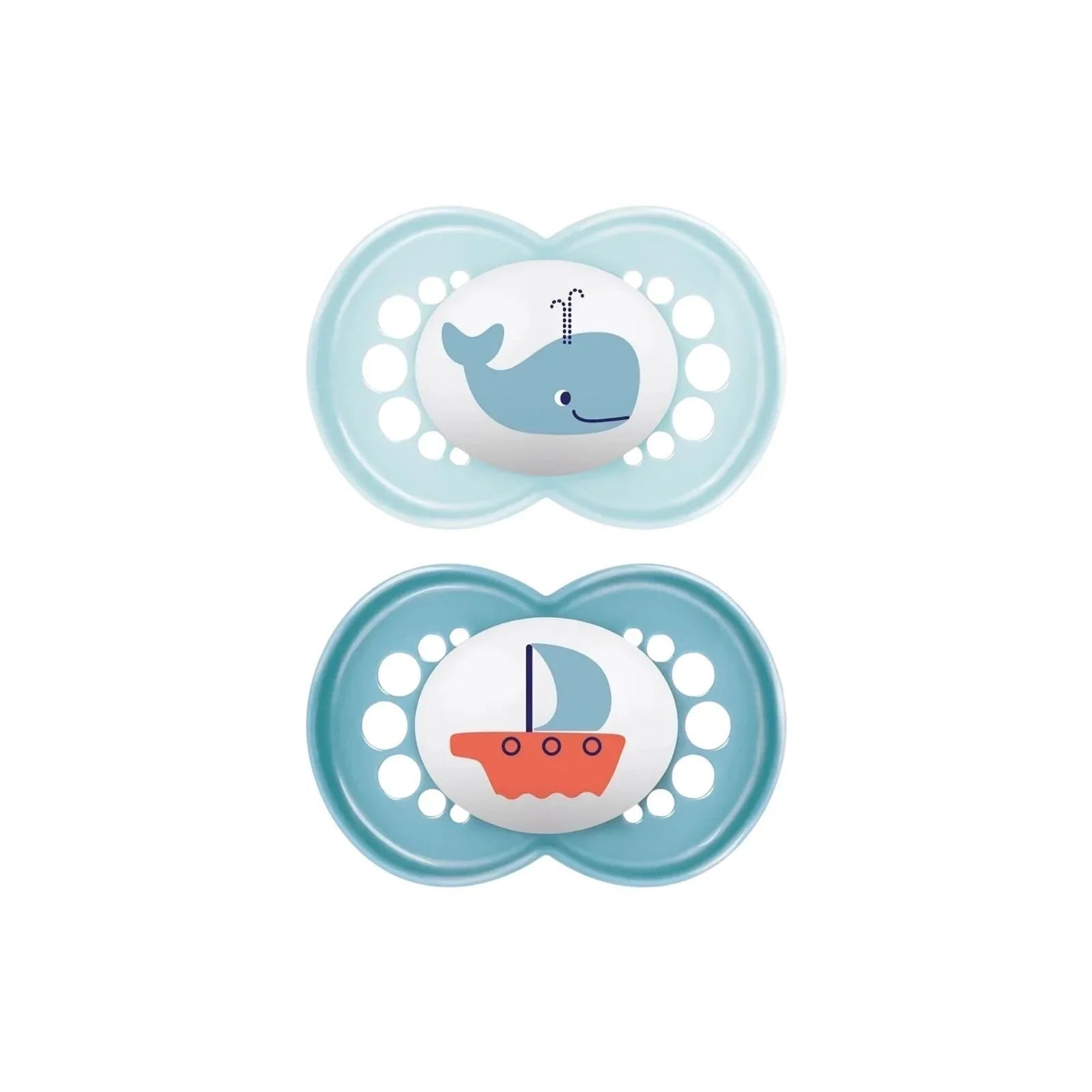 MAM Original Soother 18 - 36 months Pack of 2 - Blue - mezetto ebebek ebebek