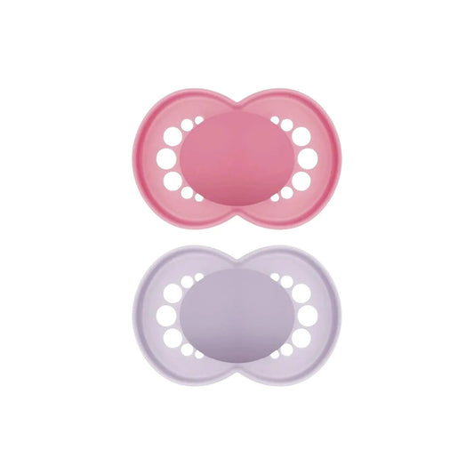MAM Original Soother 18 - 36 months Pack of 2 - Pink - mezetto ebebek ebebek