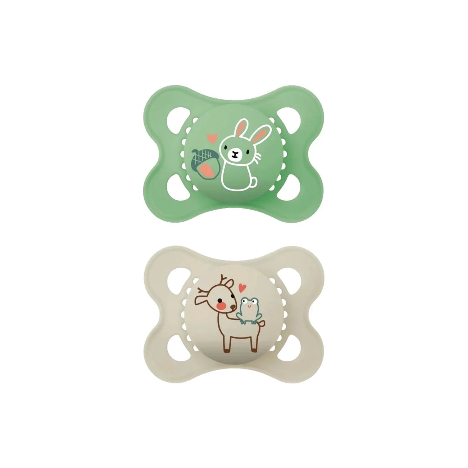 MAM Original Soother Unisex 0 - 6 months Pack of 2 - mezetto ebebek ebebek