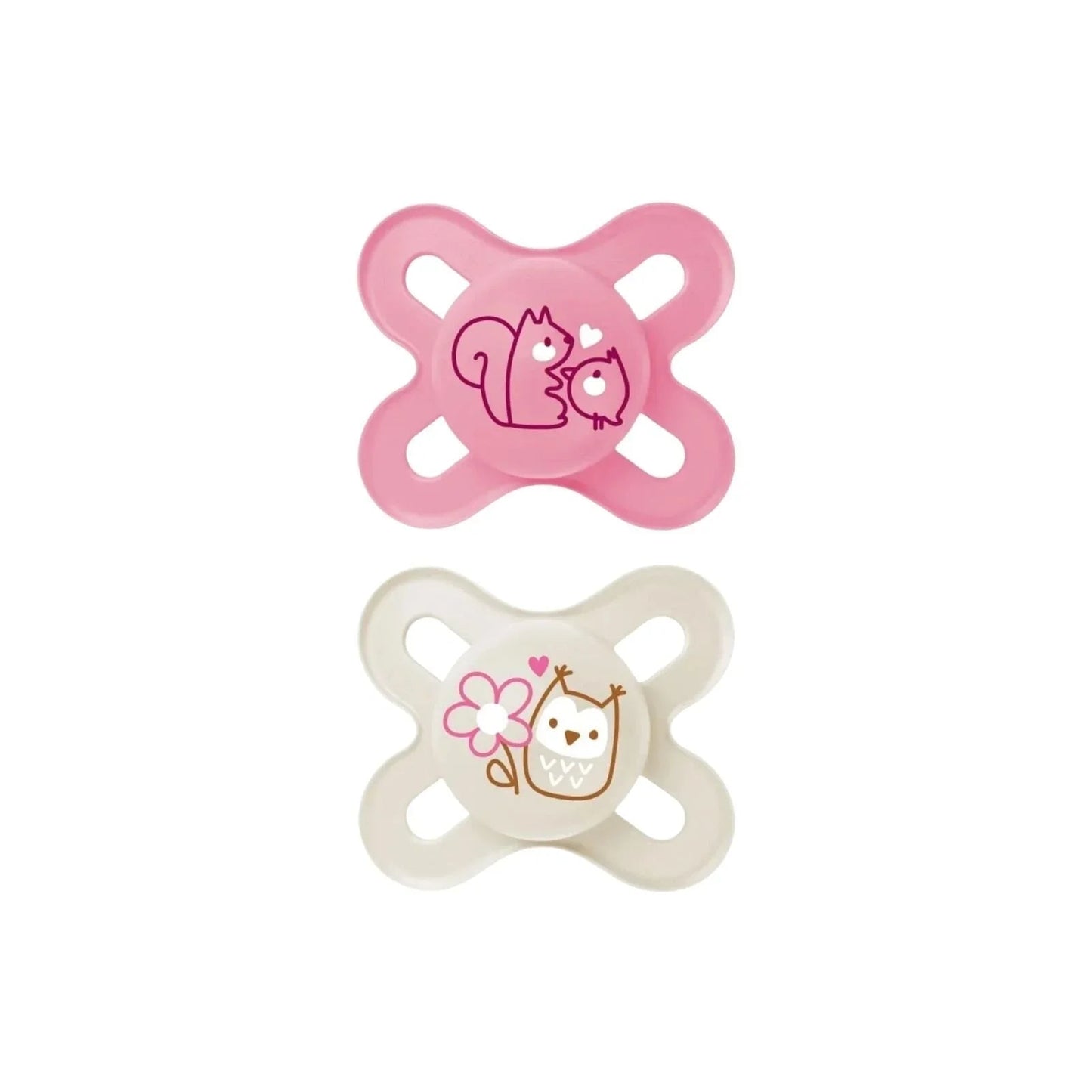 MAM Original Start Soother 0 - 2 months Pack of 2 - Pink - mezetto ebebek ebebek
