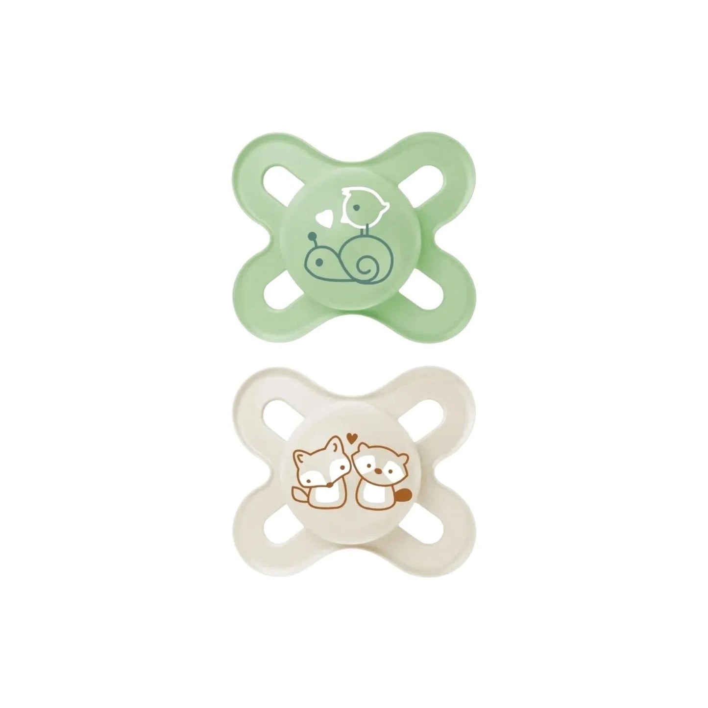 MAM Original Start Soother Unisex 0 - 2 months Pack of 2 - mezetto ebebek ebebek