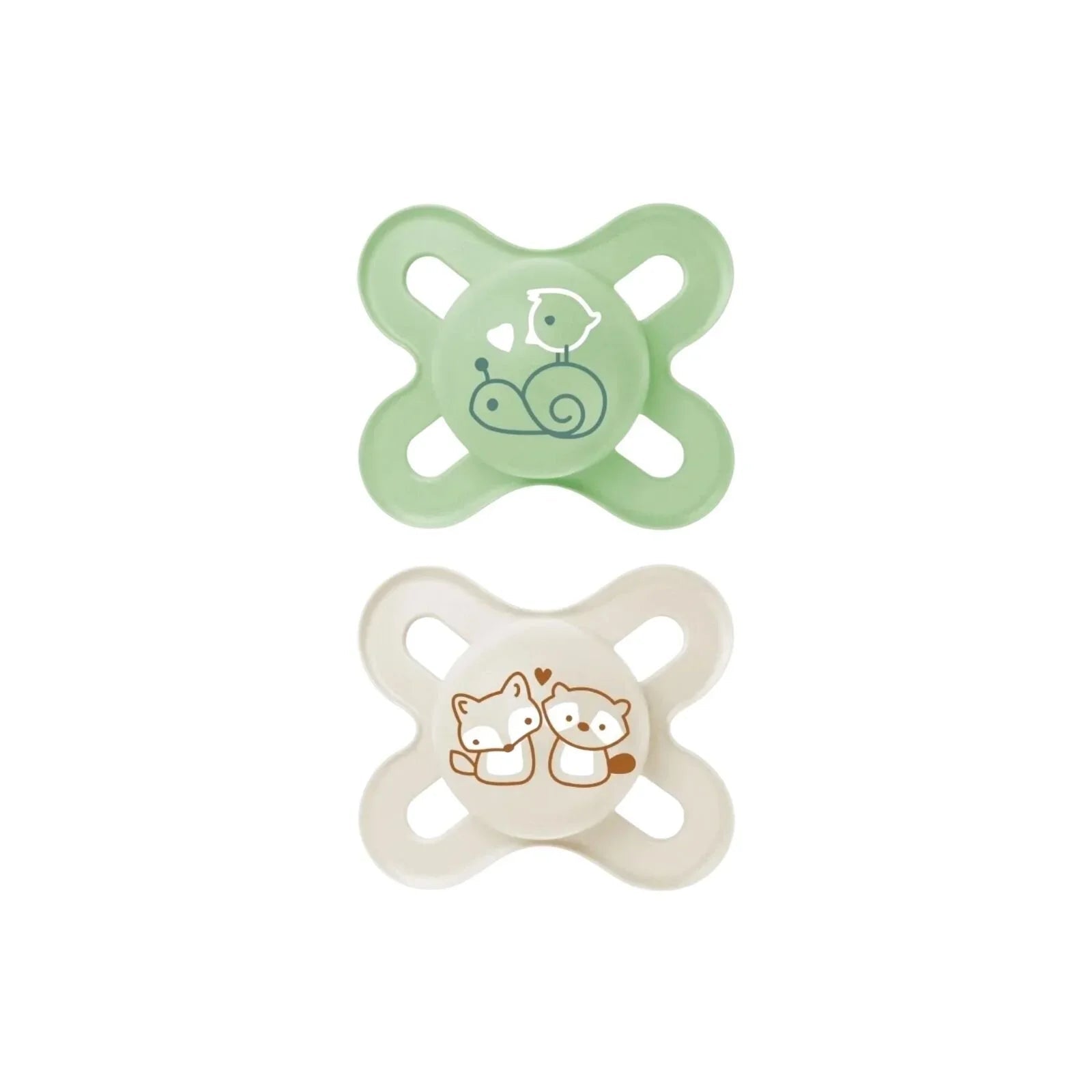 MAM Original Start Soother Unisex 0 - 2 months Pack of 2 - mezetto ebebek ebebek