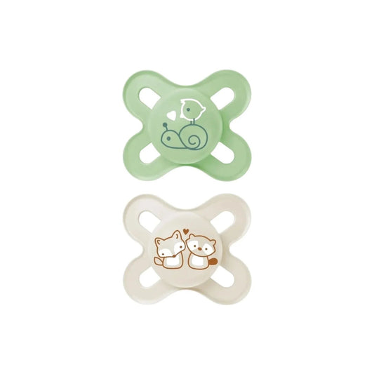 MAM Original Start Soother Unisex 0 - 2 months Pack of 2 - mezetto ebebek ebebek
