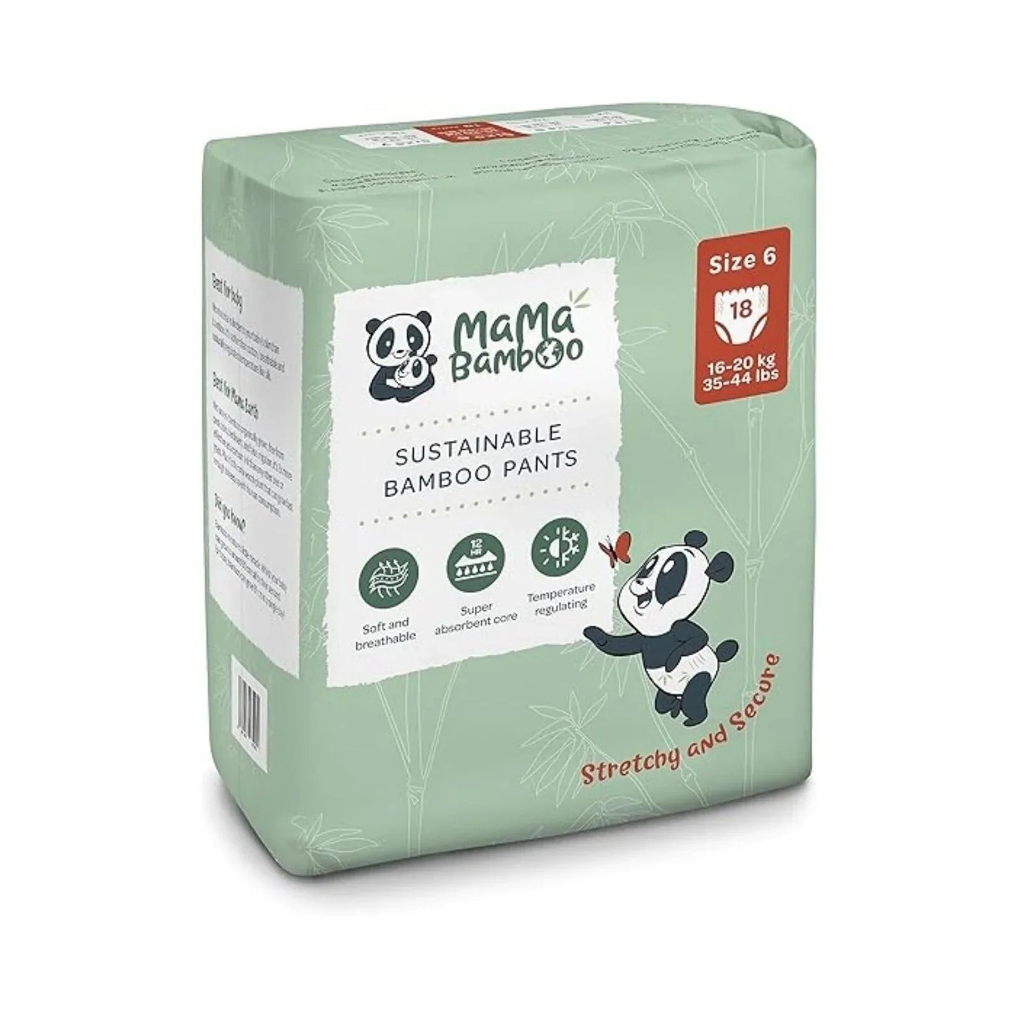 Mama Bamboo Eco Nappy Pants Size 6 - 18 nappies - mezetto ebebek ebebek